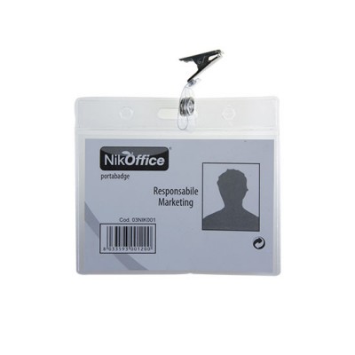 PORTABADGE CON CLIPS DA 50